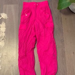 Athleta hot pink joggers